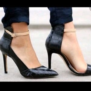 Zara Ankle Strap Heels Size 38